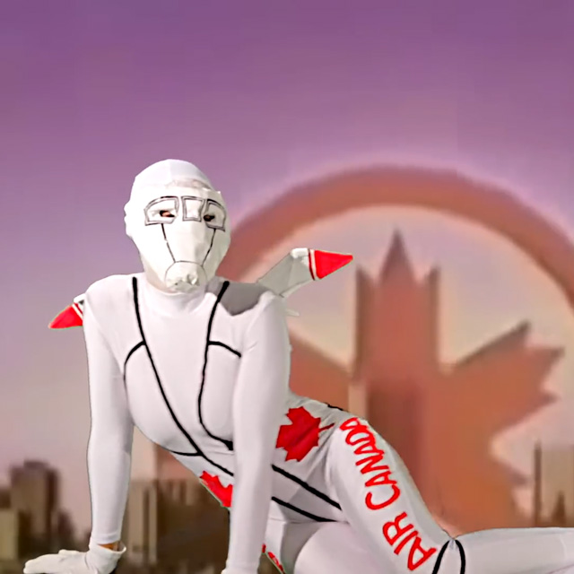Air Canada Gal (video still) — Maya Ben David